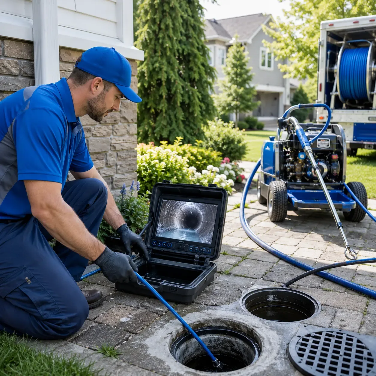 Outdoor drain cleaning professionals serving Newbury, NH