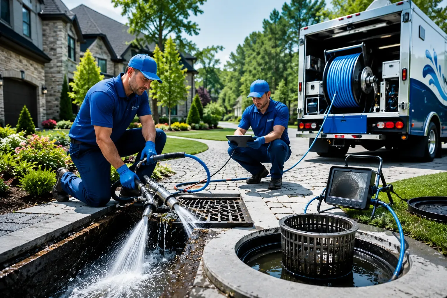 Local outdoor drain cleaning professionals in Newbury, NH